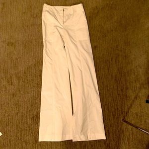 White Flare Pants